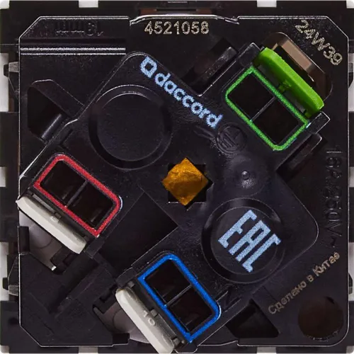 Розетка 2мод. 16А 250В 45град. с заземл. без защ. шторок безвинт. зажимы бел. ИЭК Leg 4521058 фото 4