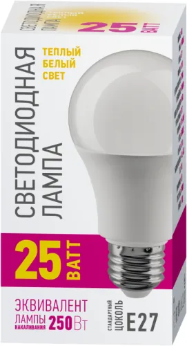 Лампа светодиодная 90 446 OLL-A60-25-230-2.7K-E27-PROMO ОНЛАЙТ 90446 фото 2