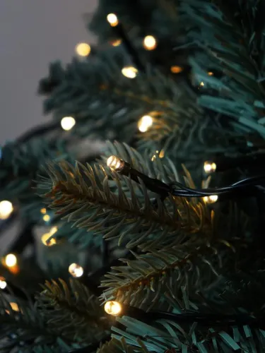 Гирлянда светодиодная "Нить" LD200-GWW-BO 20м 200LED тепл. бел. уличная 8 режимов элементы питания 3хAA SHLights 4690601045461 фото 3