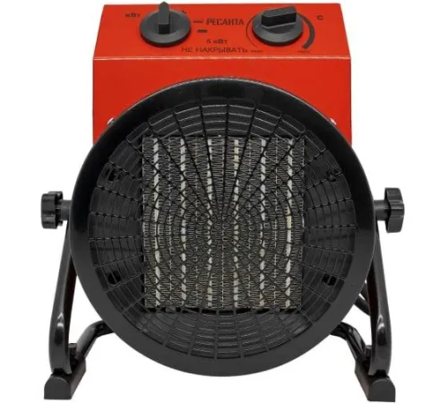 Пушка тепловая электрическая ТЭПК-5000К керамич. нагревательный элемент кругл. Ресанта 67/1/25 фото 3