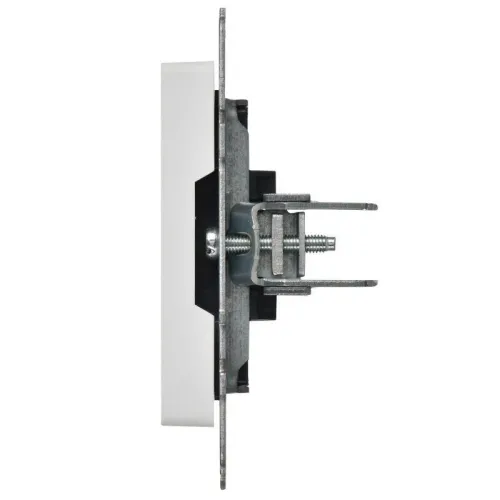 Заглушка BRITE МЗ10-БрАБ с суппортом механизм арктич. бел. IEK BR-PL10-K91 фото 4