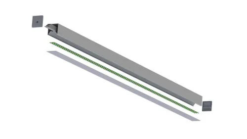 Светильник светодиодный CUBO 36 4000 opal-sand IP20 750х80х50 CRI80 подвесной черн. CSVT ЦБ-00003760 фото 3