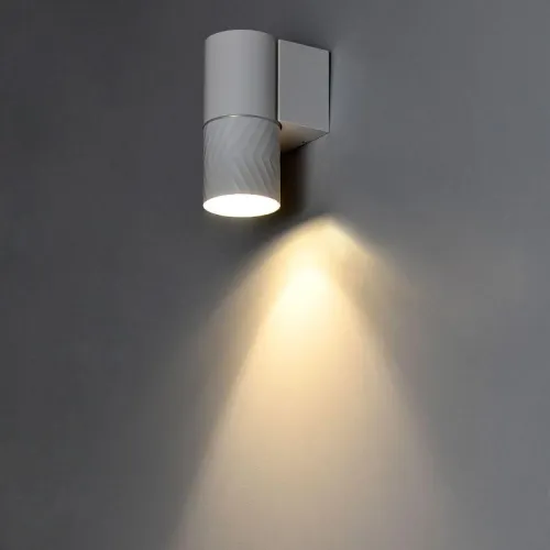 Светильник 5107 GU10 IP65 уличный настенный бел. IEK LT-UBU0-5107-GU10-1-K01 фото 3