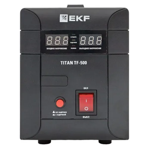 Стабилизатор напряжения электронный напольного исполнения модернизированый TITAN -TF-500 EKF stab-TF-500 фото 3