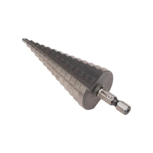 Сверло ступенчатое по металлу 4.0-30.0мм Kranz KR-12-6602 фото 4
