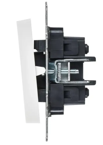 Выключатель перекрестный 2-кл. СП BRITE ВС10-2-3-БрАБ 10А механизм арктич. бел. IEK BR-V23-0-10-K91 фото 2