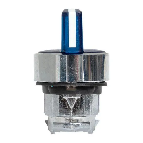 Механизм переключателя исполнительный ХB4 син. на 3 положения возвратный без фиксации с подсветкой с короткой ручкой IP65 EKF XB4BD3L-B-65 фото 4