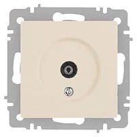 Розетка телевизионная одиночная TV СП Accent 6-301-02 IP20 сл. кость Intro Б0063605