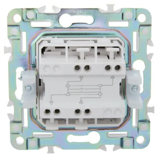 Выключатель перекрестный 1-кл. SKANDY 10А SK-V03Bl черн. IEK SK-V13-0-10-K02 фото 5