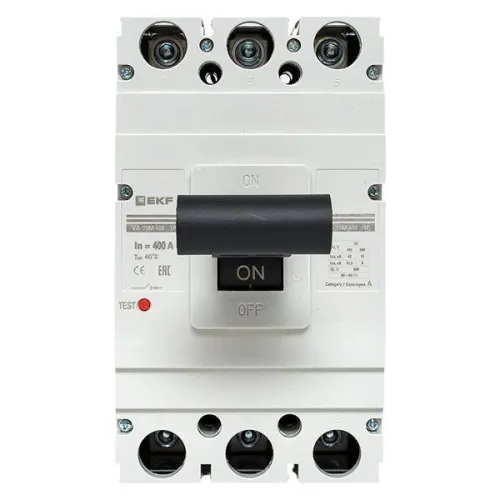 Выключатель автоматический 3п 400/400А 42кА ВА-99М PROxima EKF mccb99-400-400m фото 4