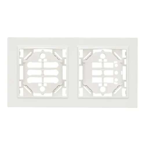 Рамка 2-м Минск вертикальная бел. Basic EKF ERM-G-312-10 фото 3