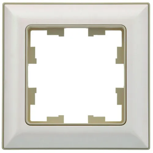Рамка 1-м BRITE РУ-1-Бр беж./жемчуж. IEK BR-M12-12-1-K10 фото 2