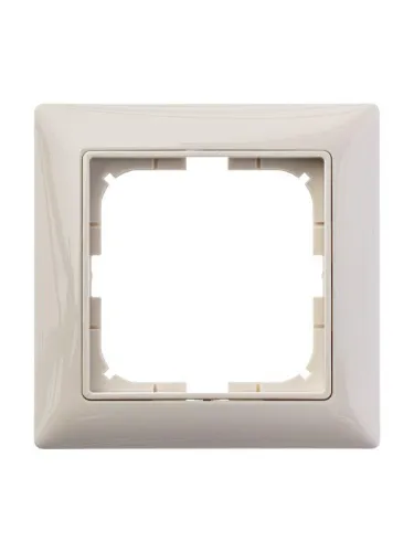 Рамка 1-м Basic с декор. накл. сл. кость ABB 2CKA001725A1484 фото 2