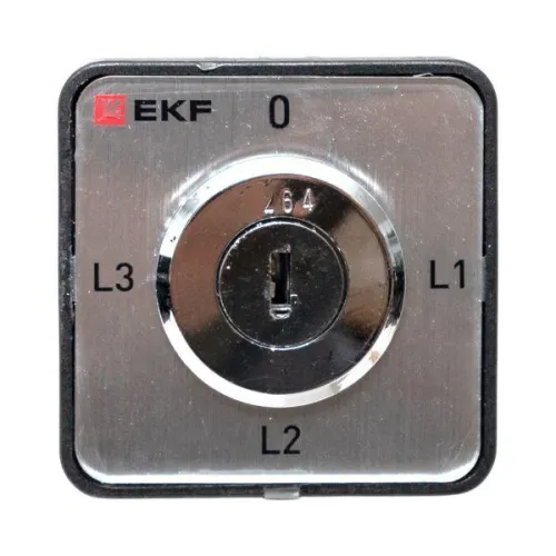 Переключатель кулачковый ПК-1-194 10А с ключом для амперметра PROxima EKF pk-1-194-10 фото 13