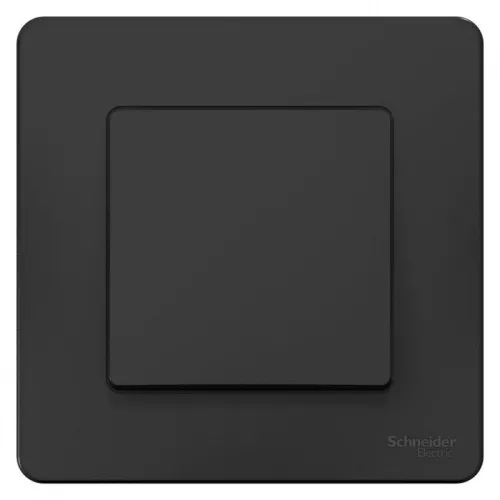 Переключатель проходной 1-кл. СП Blanca 10А IP20 (сх. 6) 250В антрацит SE BLNVS010606 фото 3