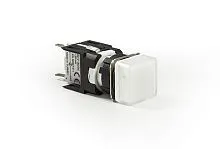 Арматура сигнальная 16мм квадратная 12-24 AC/DC бел. EMAS D050KXB