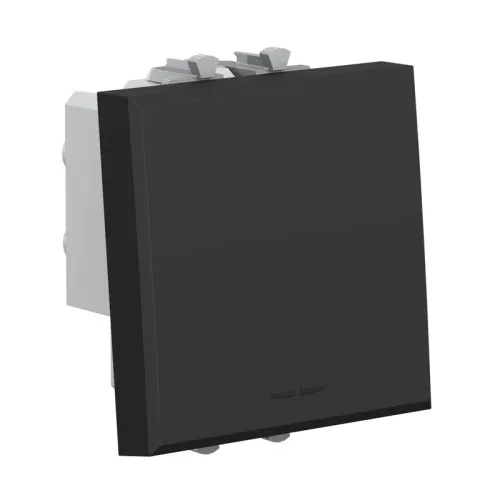 Выключатель модульный 1-кл. 2п 2мод. Avanti "Черный матовый" DKC 4412222 фото 3