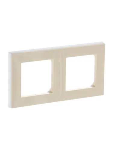 Рамка Levit 2п сл. кость/бел. ABB 2CHH015020A6017 фото 3