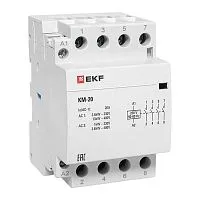Контактор модульный КМ 20А 4NО (3 мод.) EKF km-3-20-40