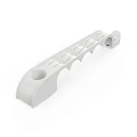 Держатель труб d20мм для прямого монтажа односторонний на 5 мест сер. (уп.20шт) Промрукав PR13.03281