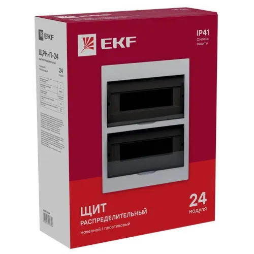 Щит ЩРН-П-24 IP41 EKF pb40-n-24 фото 2