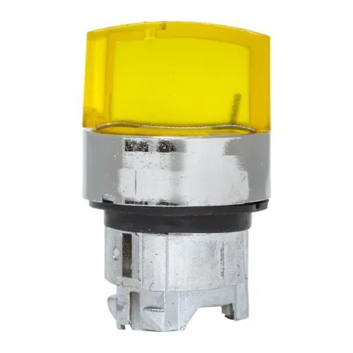 Механизм переключателя исполнительный ХB4 желт. на 2 положения возвратный без фиксации с подсветкой с короткой ручкой PROxima EKF XB4BD2L-Y фото 9