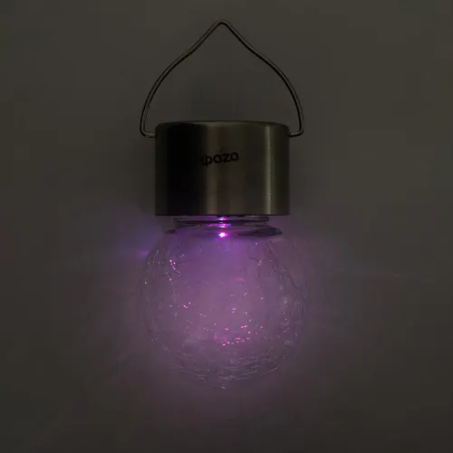 Светильник светодиодный садовый SLR-L01 подвесной на солнечн. батарее ФАZА 5006911 фото 4