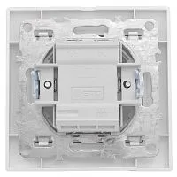 Выключатель 1-кл. СП Минск 10А IP20 бел. Basic EKF ERV10-021-10