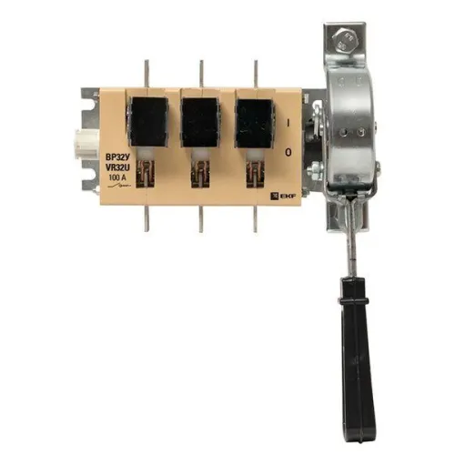 Выключатель-разъединитель ВР32У-31A31240-R 100А 1 напр. с дугогасит. камерами с передней смещенной рукояткой MAXima EKF uvr32-31a31240-r фото 2