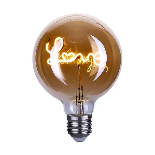 Лампа светодиодная филаментная Loft 271 G125 4Вт 2700К E27 Voltega 8522 фото 5