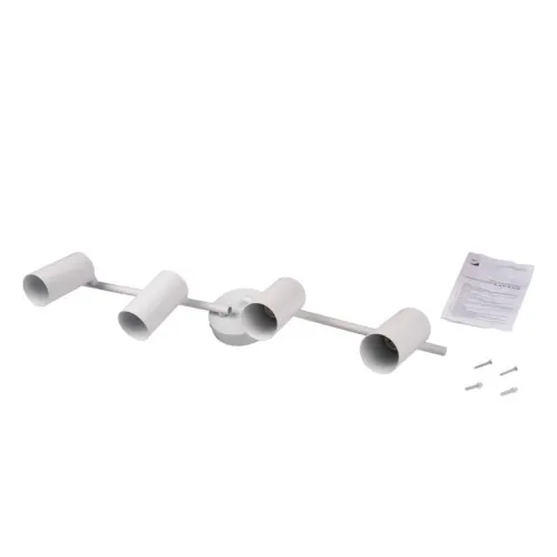 Светильник PCL-0504 4xGU10 IP20 230В WH настен./потолочн. декор. под лампу JazzWay 5066748 фото 5