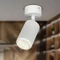 Светильник OL55 MR16 GU10 IP20 WH настенно-потолочный спот бел. ЭРА Б0061883
