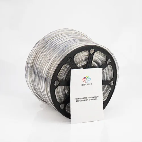 Шнур светодиодный Дюралайт фиксинг 2Вт 36LED/м тепл. бел. (уп.100м) Neon-Night 121-126 фото 4