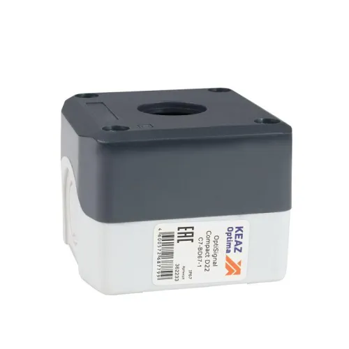 Корпус кнопочного поста OptiSignal Compact D22 С7-BD67-1 1 отв. IP67 XALD01 КЭАЗ 362233