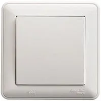 Переключатель проходной 1-кл. СП W59 Aqua 10А IP44 10AX в сборе бел. SE VS610-156B-18