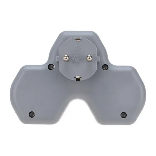 Разветвитель 2-м 16А + USB-A + USB-C с заземл. защ. шторки бел. Rexant 11-1253 фото 8