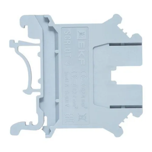 Колодка клеммная винтовая 4 UT сер. EKF scr-ut-4-g фото 7