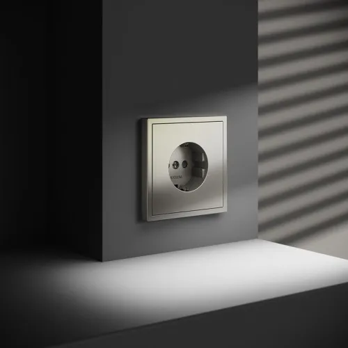 Розетка 1-м СП S70 16А с заземл. защ. шторки механизм шелк Voltum VLS040204 фото 6