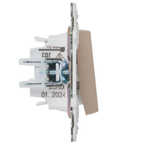 Выключатель перекрестный 1-кл. SKANDY 10А SK-V03Sa песочн. IEK SK-V13-0-10-K98 фото 4