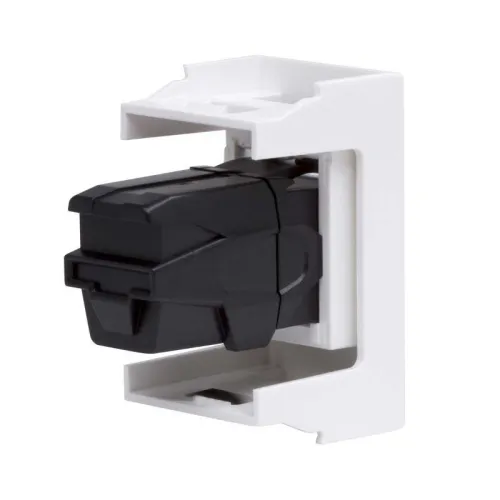 Розетка USB 1-м 1мод. Viva USB 3.0 бел. DKC 43018 фото 3