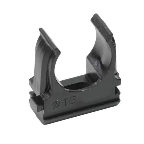 Крепеж-клипса для труб d16мм черн. (уп.100шт) TOKOV ELECTRIC TKE-LC-16-C05/100