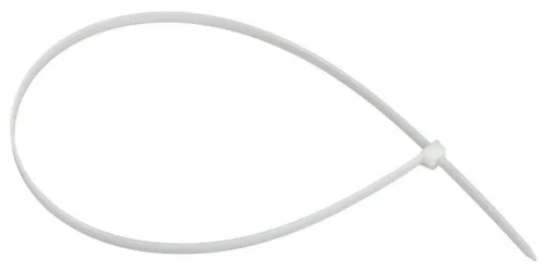 Хомут 7.6х610мм P6.6 стандартный бел. (уп.100шт) IEK UHH30-D076-610-100-K01 фото 2