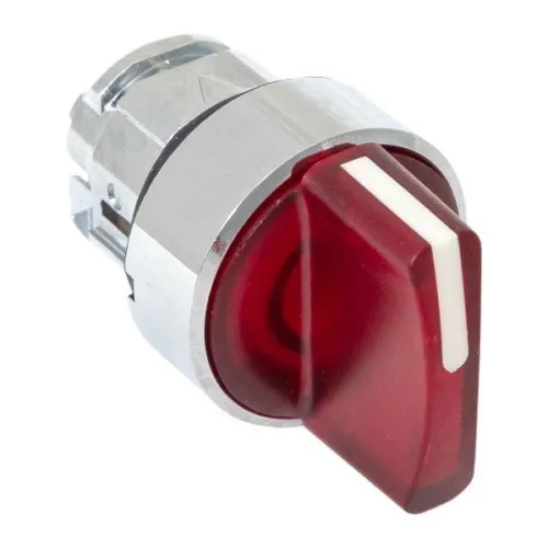 Механизм переключателя исполнительный ХB4 красн. на 3 положения возвратный без фиксации с подсветкой с короткой ручкой PROxima EKF XB4BD3L-R фото 8