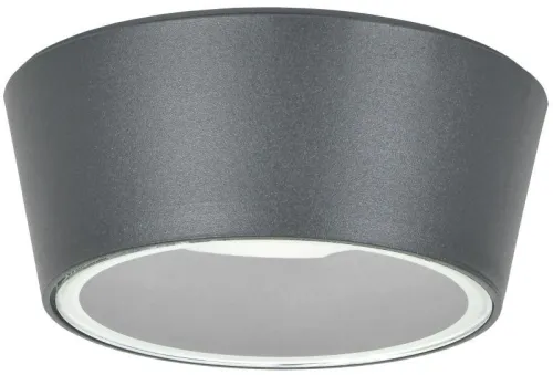 Светильник 5104 GX53 IP65 уличный потолочный сер. IEK LT-UPU0-5104-GX53-1-K03