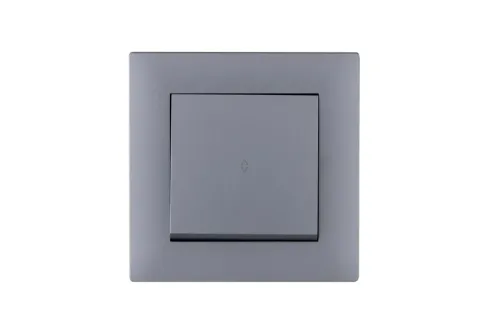 Выключатель проходной 1-клав. Karea RIZZ STAR сер. Makel 88065005