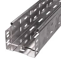 Лоток перфорированный 100х80 L3000 1мм Стандарт (уп.6м) Промрукав PR16.2298