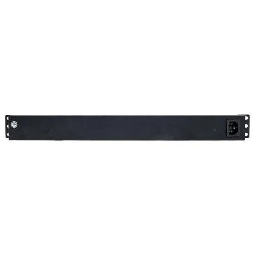 Блок PDU TERACOM PRO 19дюйм 1U 10А 250В 7-м Schuko с выкл. без шнура питания вх. разъем C14 алюм. черн. EKF TRP-HPD-LS-10A-7SH-C14 фото 11