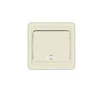 Выключатель 1-кл. СП Валери 10А IP20 с подсветкой сл. кость UNIVersal Б-В0121