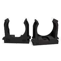 Держатель для труб (клипса) d32мм для монтажного пистолета атмосферостойкая черн. Промрукав PR13.0408