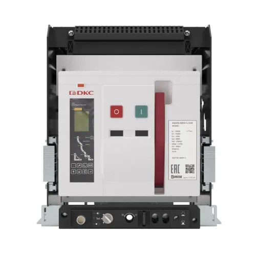 Выключатель автоматический воздушный AGS12S 3Р 1250 А 80кА расцепитель 3H выкатн. управление 220В AC горизонт. подключение YON AGS12S-N3DH-6-222K фото 2